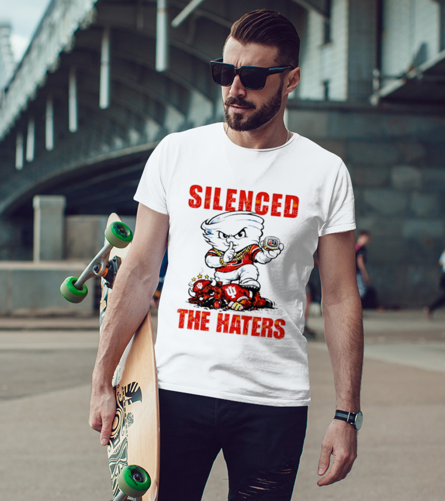 Miami Hurricanes Silenced The Haters Bold Cartoon T-Shirt
