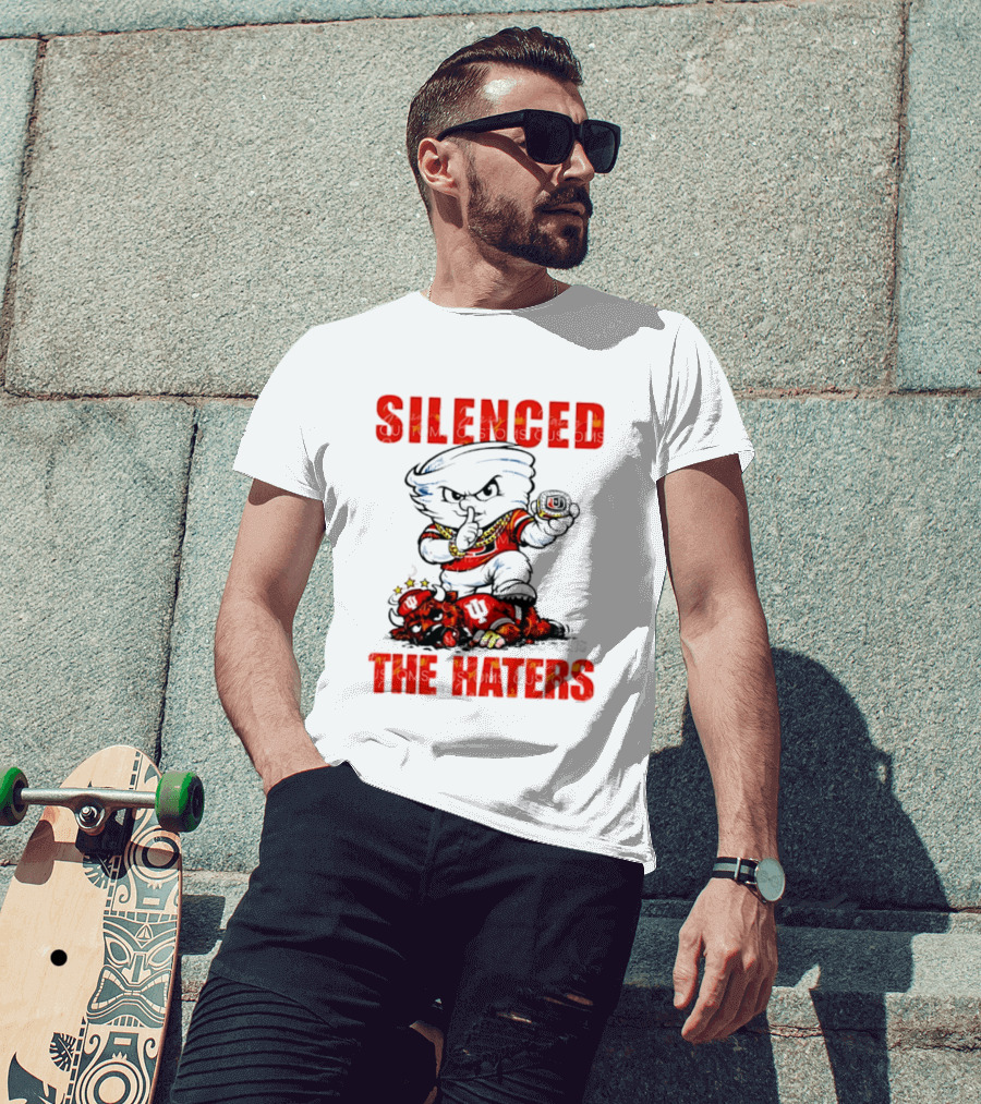 Miami Hurricanes Silenced The Haters Bold Cartoon T-Shirt
