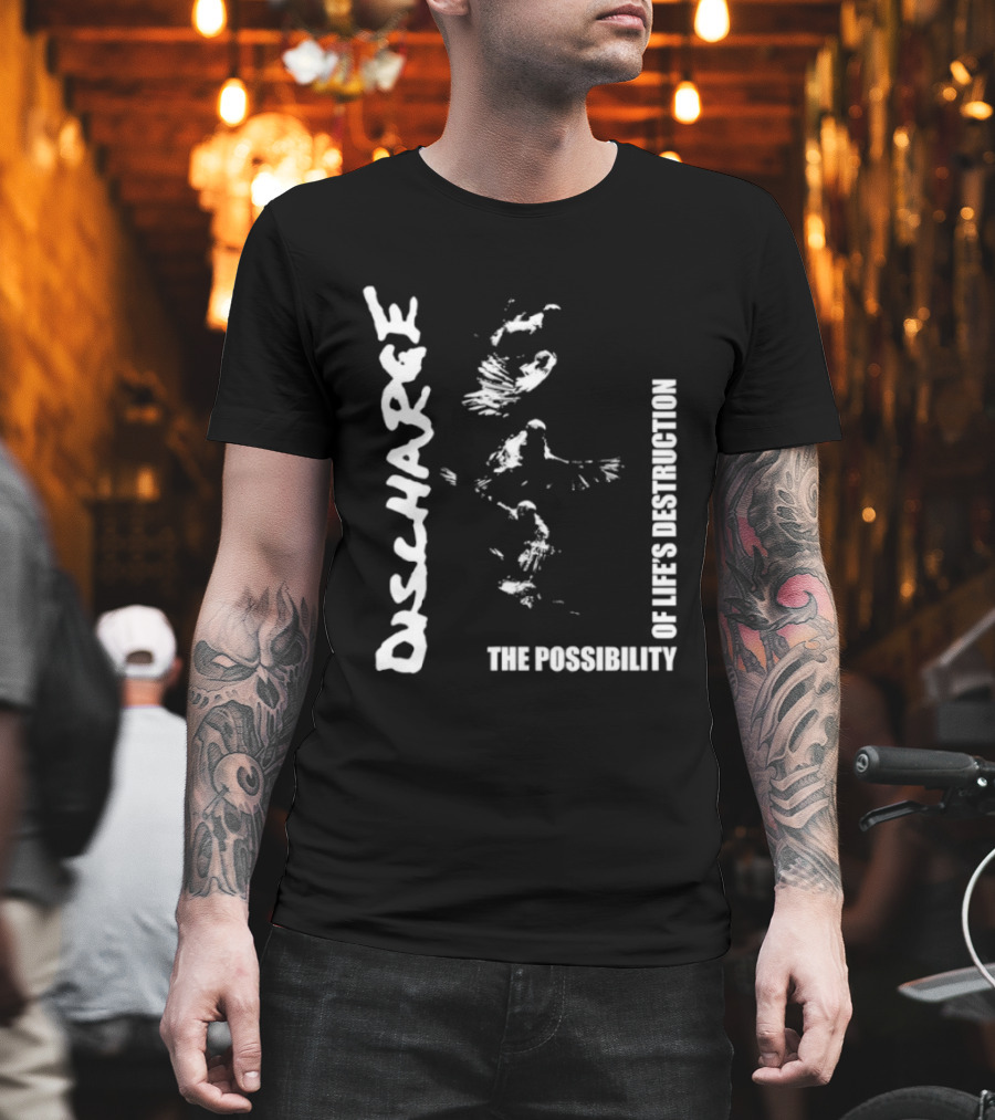 Discharge The Possibility of Life's Destruction Face Fragmentation T-Shirt