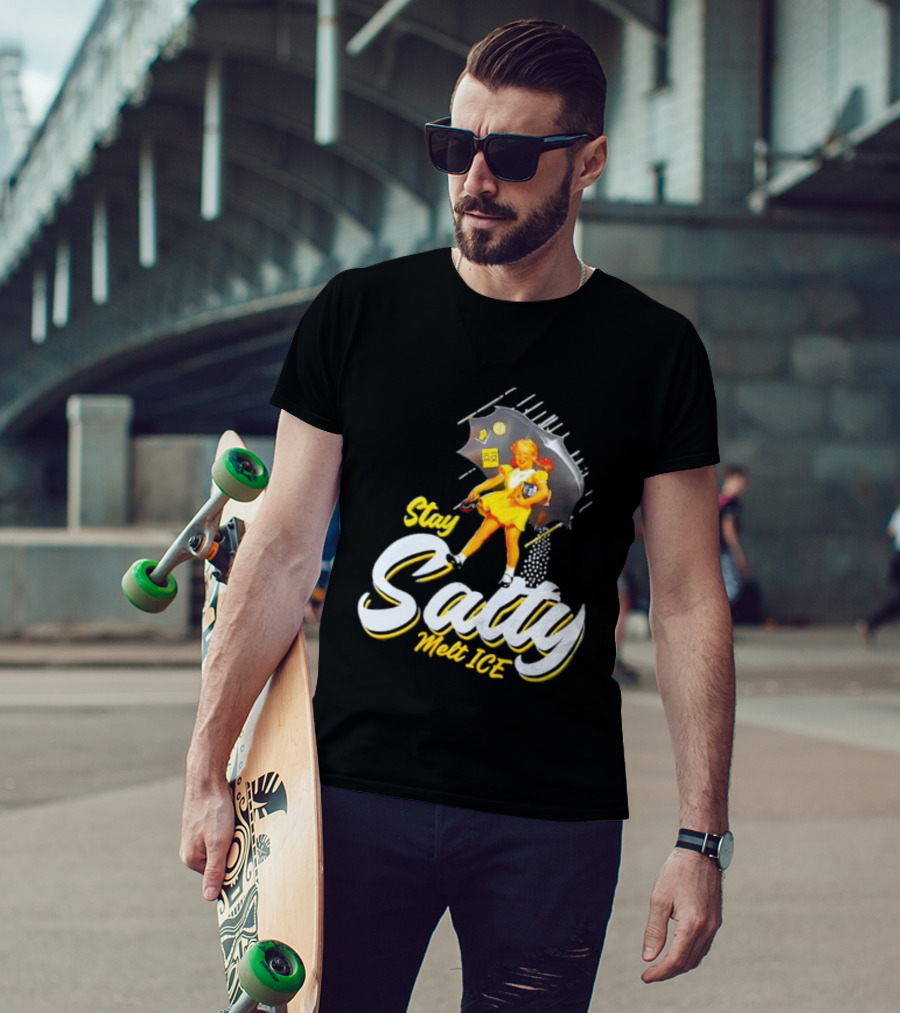 Stay Salty Melt Ice Umbrella Girl T-Shirt