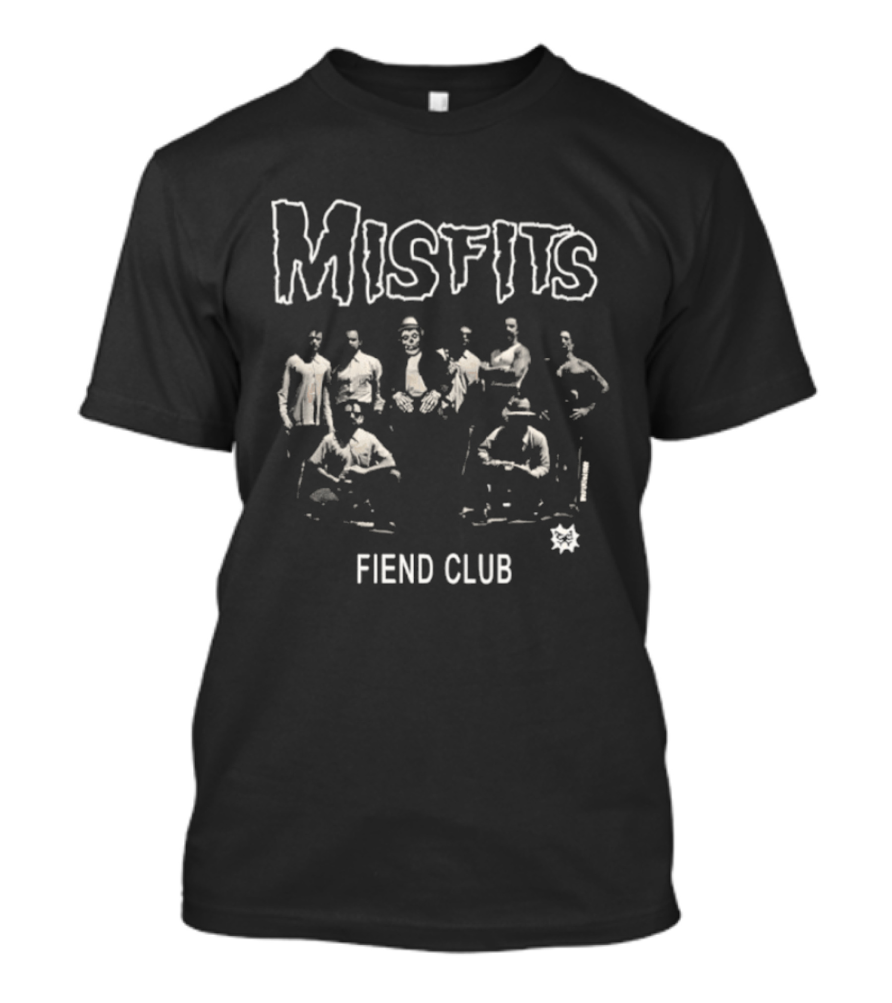 Misfits Fiend Club Band Skull T-Shirt