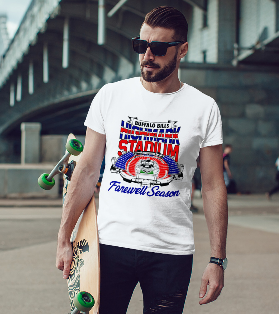 Buffalo Bills Highmark Stadium Farewell Season T-Shirt