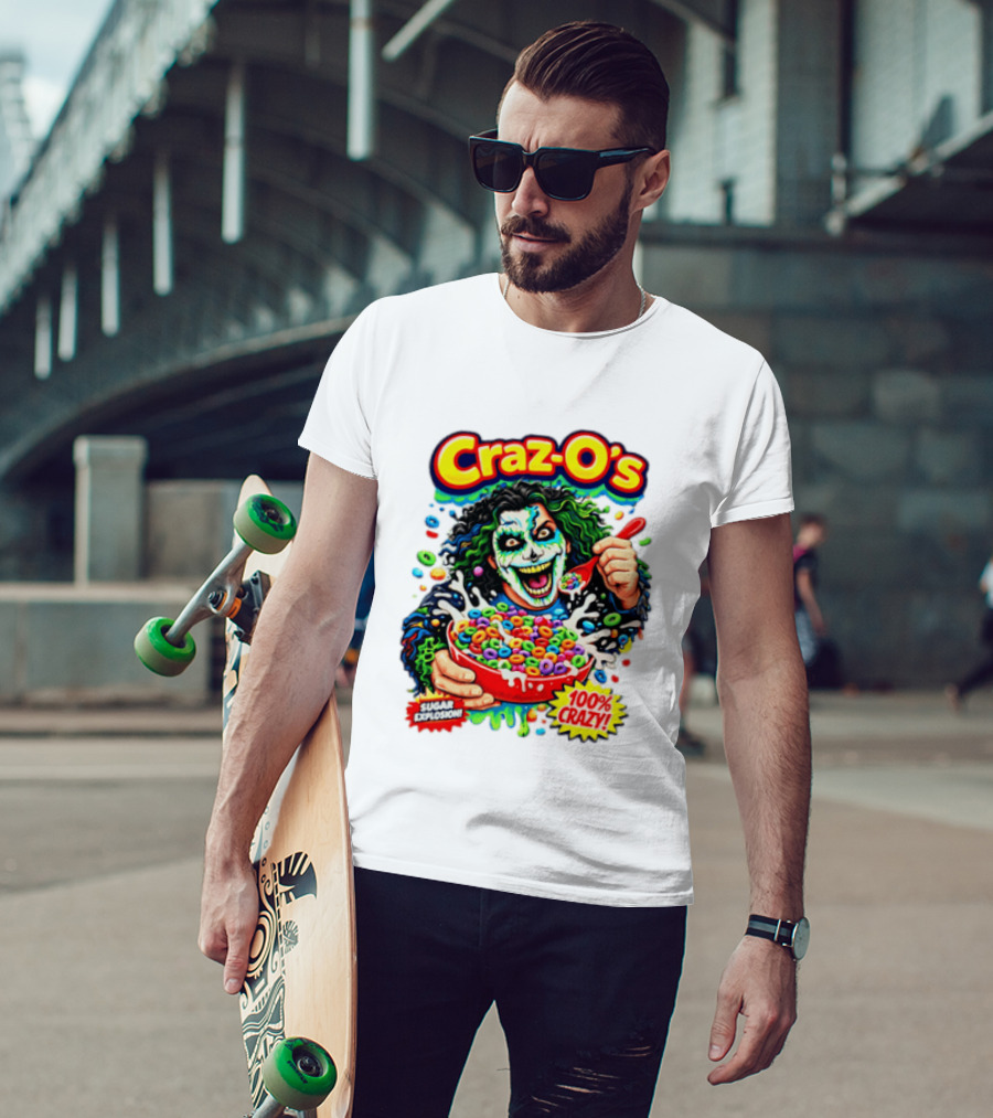 Craz O's Sugar Explosion 100% Crazy Cereal Crazo Charms T-Shirt