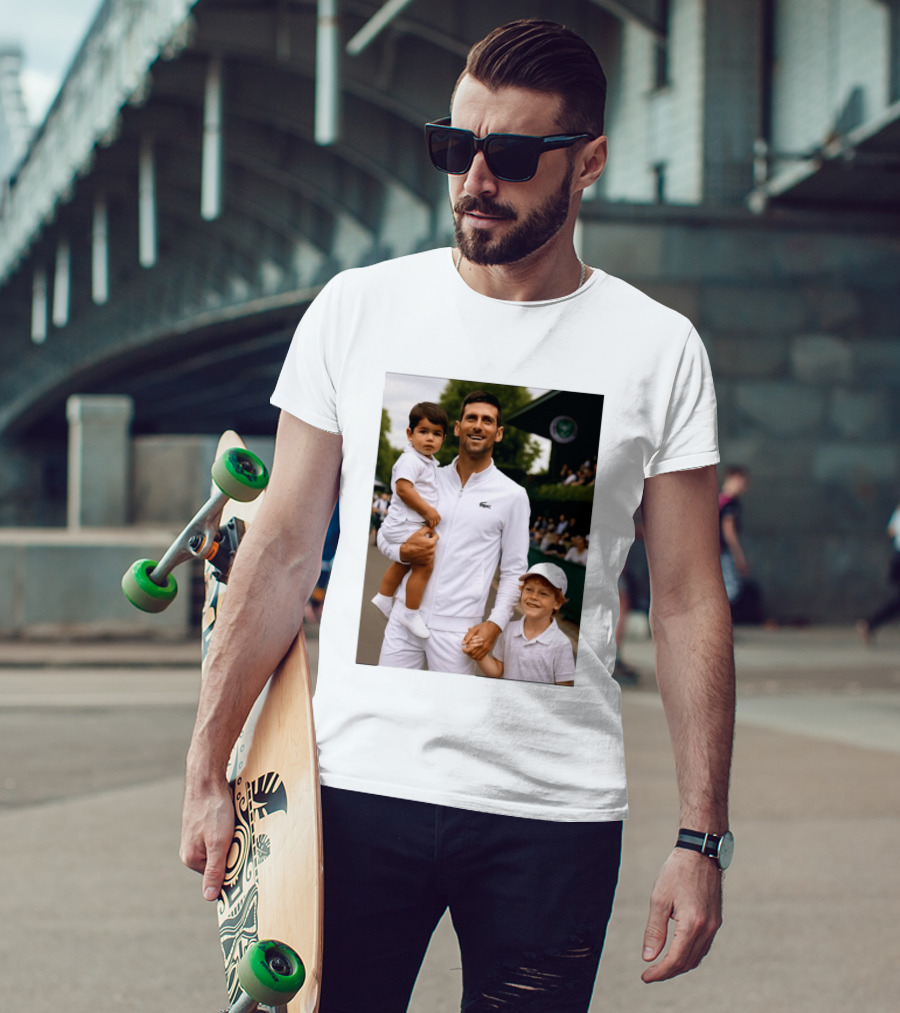 Djokovic Alcaraz And Jannik Kid Australian Open T-Shirt