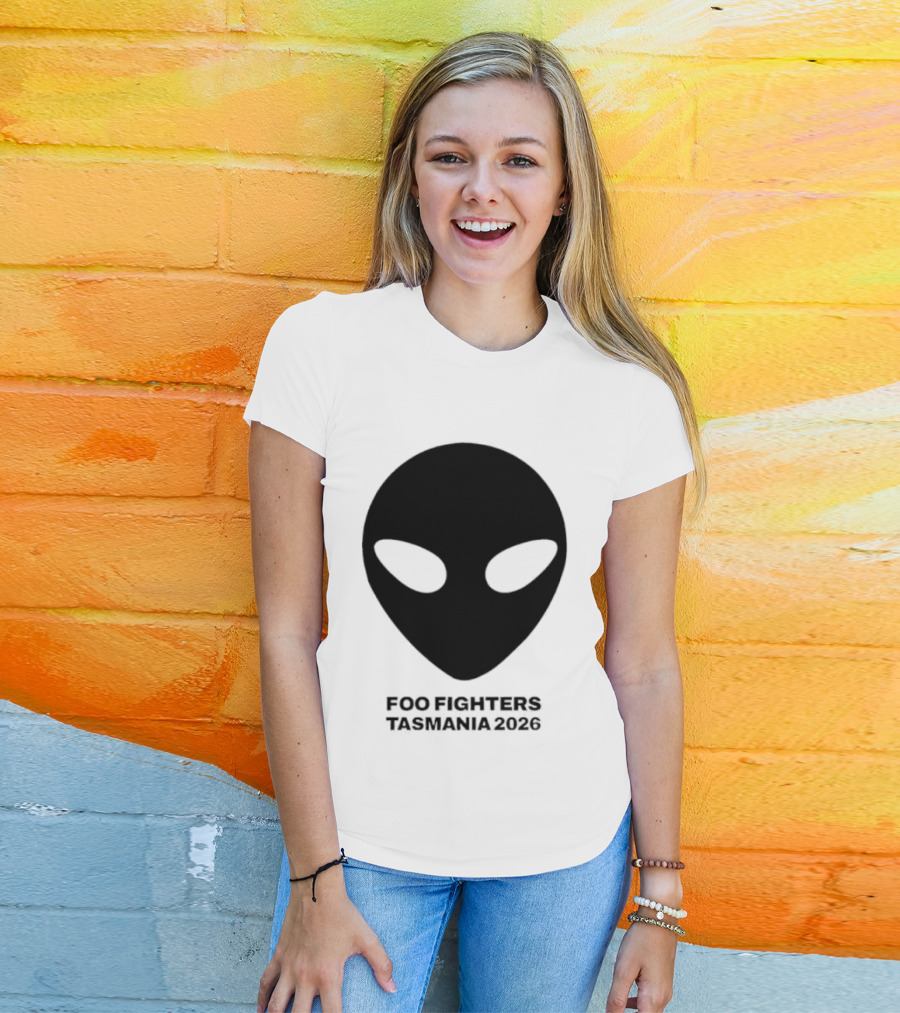 Foo Fighters Tasmania 2026 Alien Tour T-Shirt