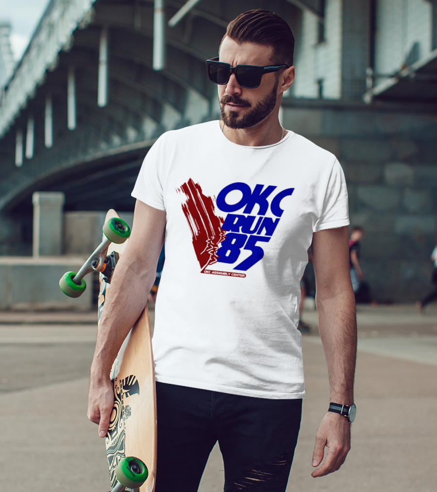 OKC Run 85 OKC Assembly Center Racing Event T-Shirt