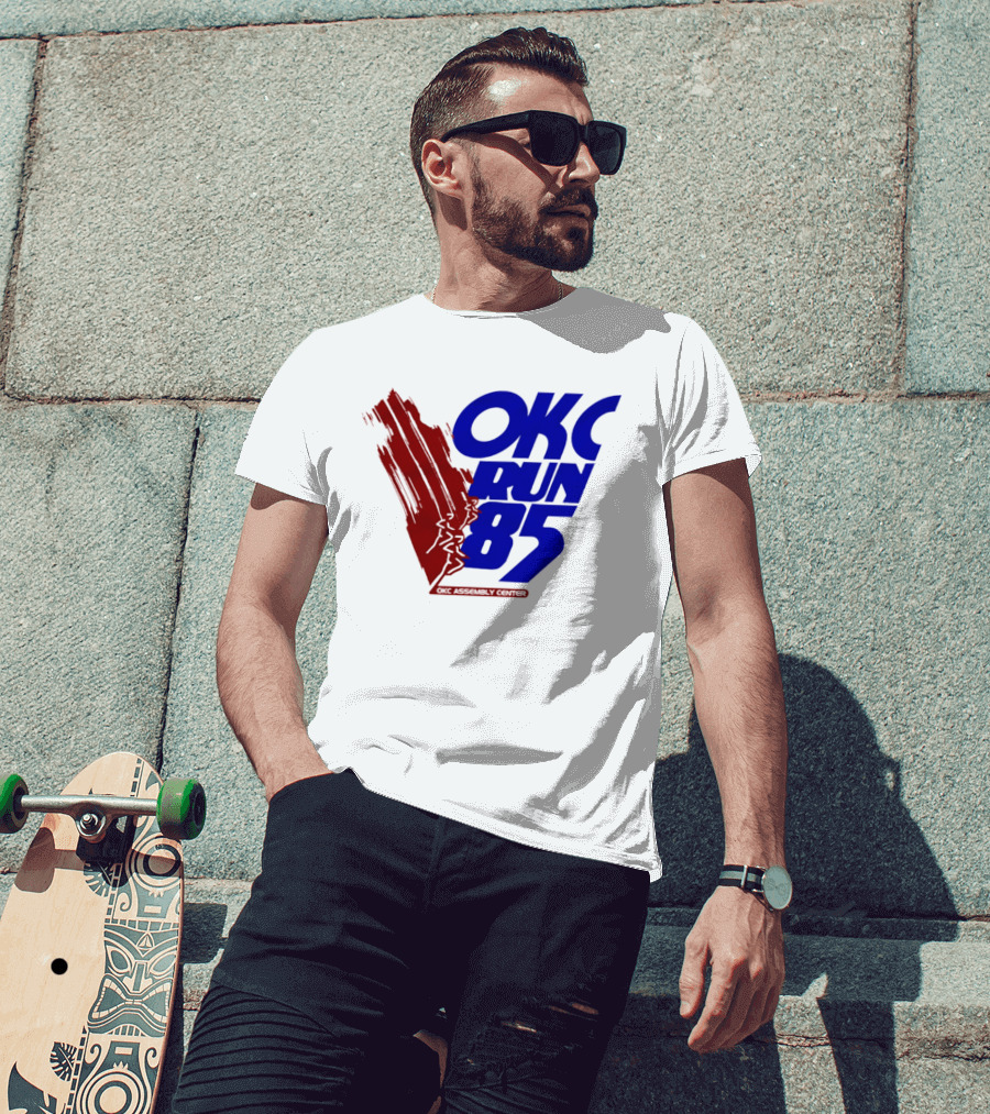 OKC Run 85 OKC Assembly Center Racing Event T-Shirt