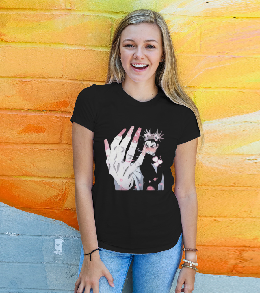 Nails Done Choso Aesthetic Floral Elements Anime T-Shirt
