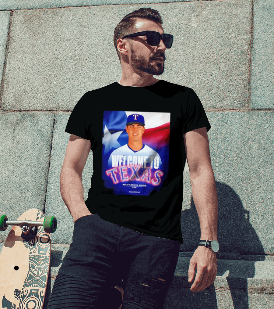 Welcome To Texas Mackenzie Gore LHP All A Texas T-Shirt