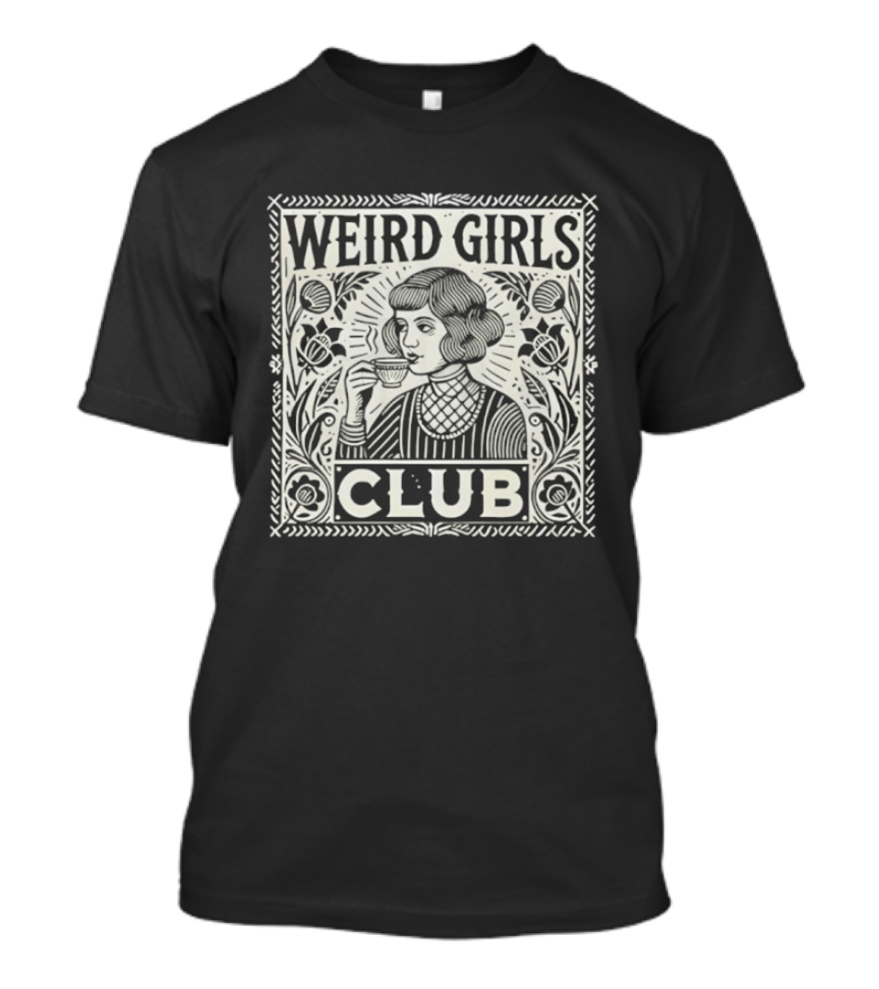 Weird Girls Club Vintage Aesthetic T-Shirt