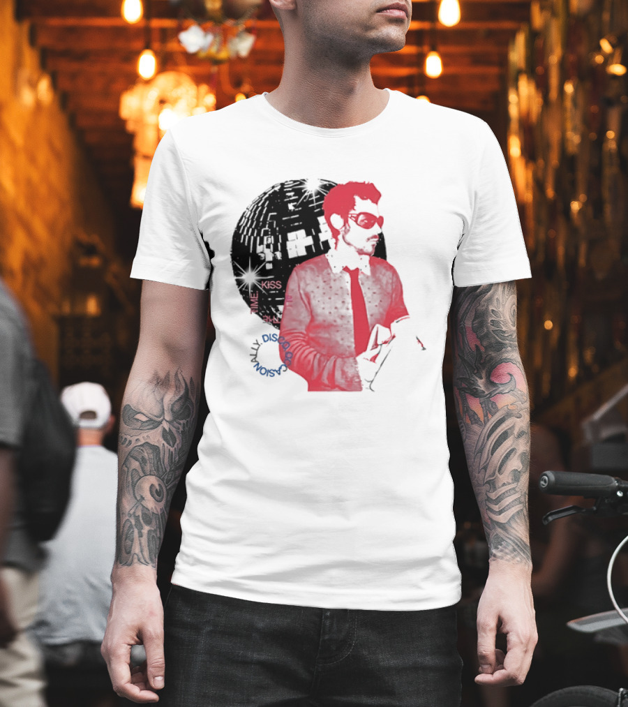 Harry Kiss All The Time Funky Disco Vibes T-Shirt