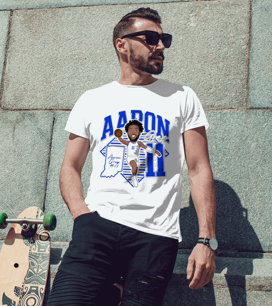 Aaron Gray 11 Basketball New Orleans Hornets Indiana T-Shirt