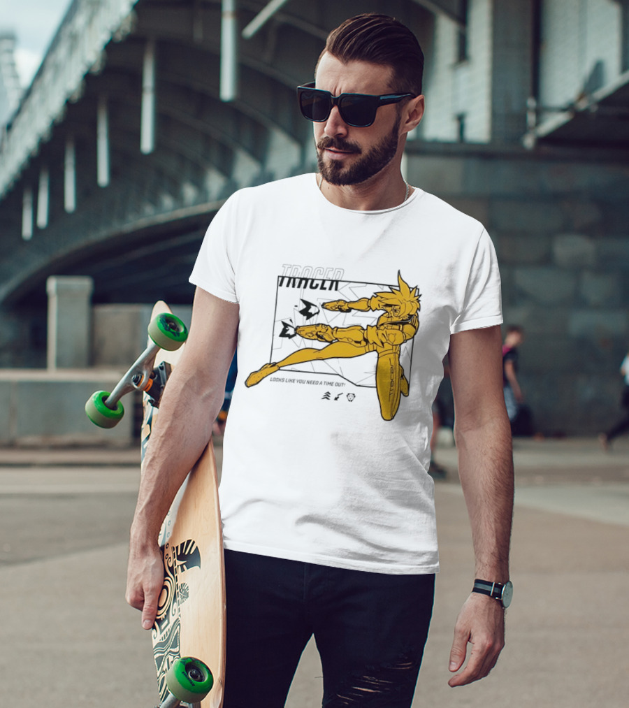 Tracer Over Looks Like You Need A Time Out T-Shirt