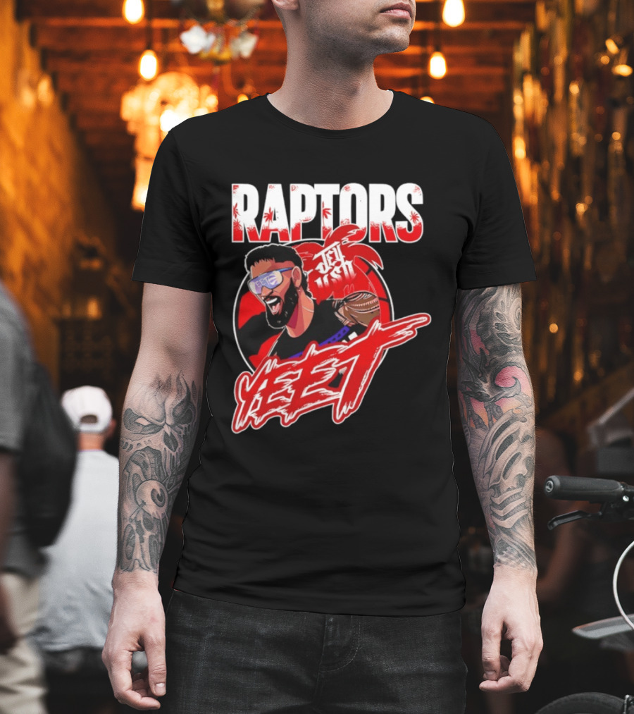 Toronto Raptors Jey Uso YEET 2026 Collaboration T-Shirt