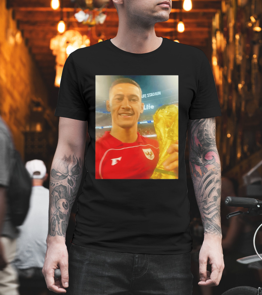 Life Stadium Álex Grimaldo Bundesliga Trophy Event Image T-Shirt