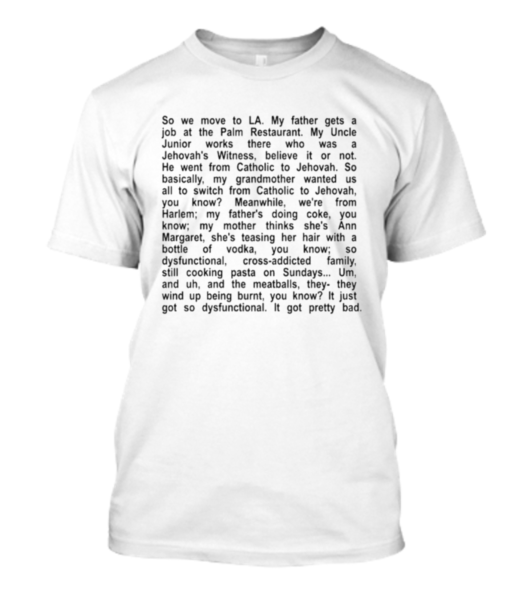 So We Move To LA Queen Of Melrose 2026 Dysfunctional Family Story T-Shirt