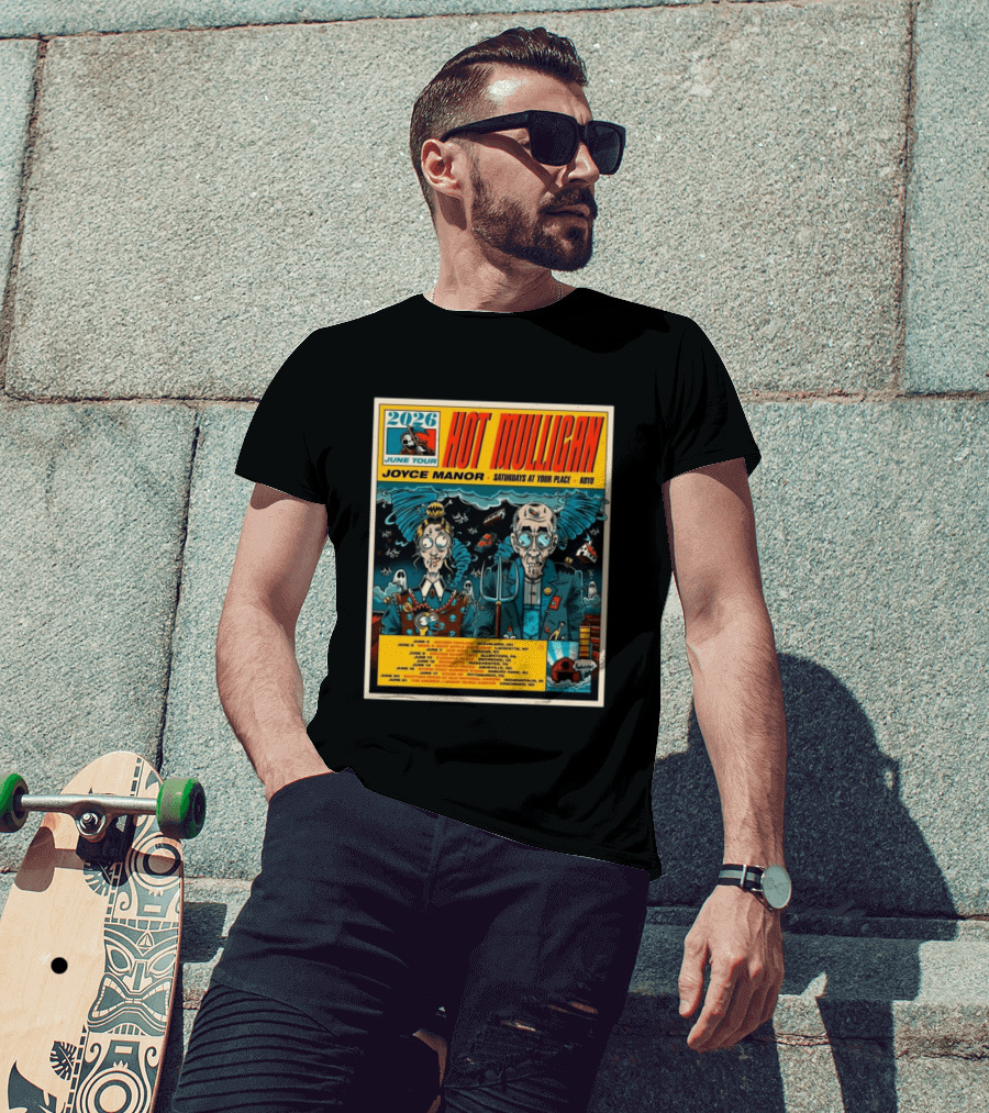 2026 Hot Mulligan June Tour Joyce Manor Saturdays At Your Place Koyo T-Shirt