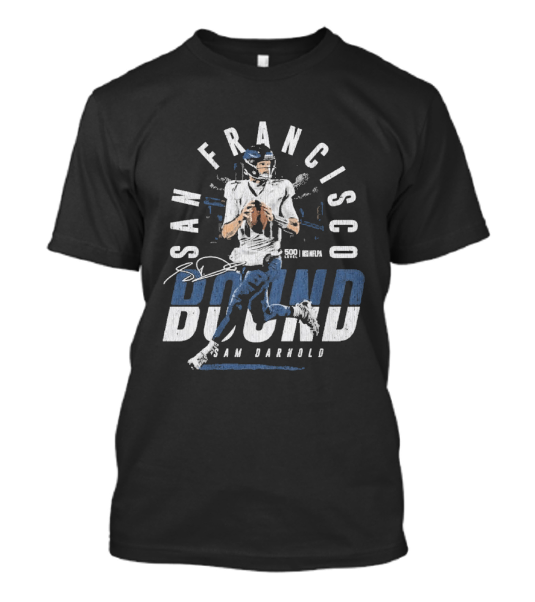 Sam Darnold San Francisco Bound Football Quarterback Journey T-Shirt