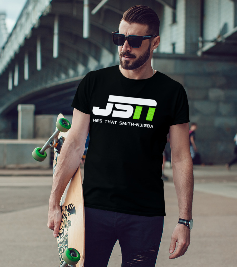 JSN He's That Smith Njigba Seattle Seahawks Football T-Shirt