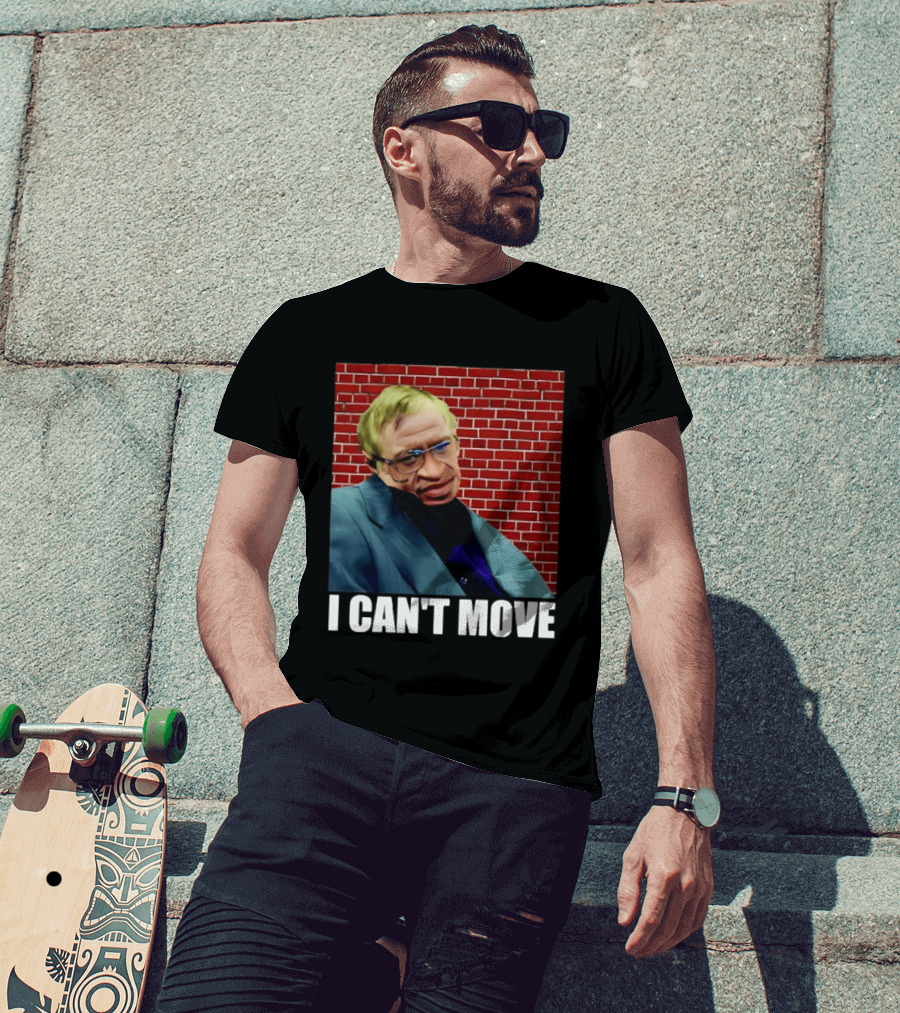 George Floyd Stephen Hawking I Can’t Move T-Shirt
