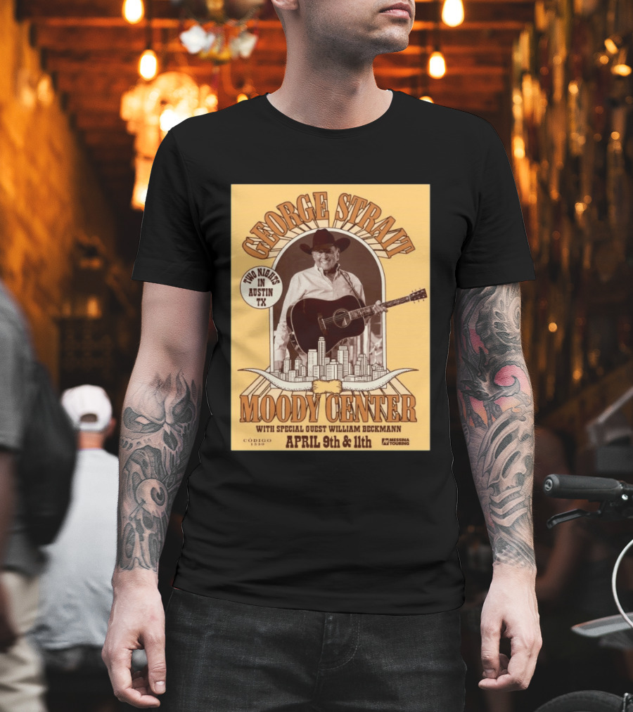 George Strait Moody Center Austin TX Apr 9 11 2026 T-Shirt