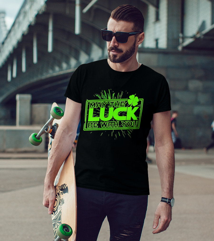 May The Luck Be With You Clover Star Wars T-Shirt
