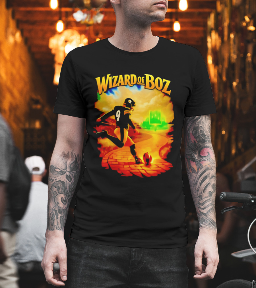 Wizard of Boz Chris Boswell Pittsburgh Steelers Football Kicker Fantasy T-Shirt