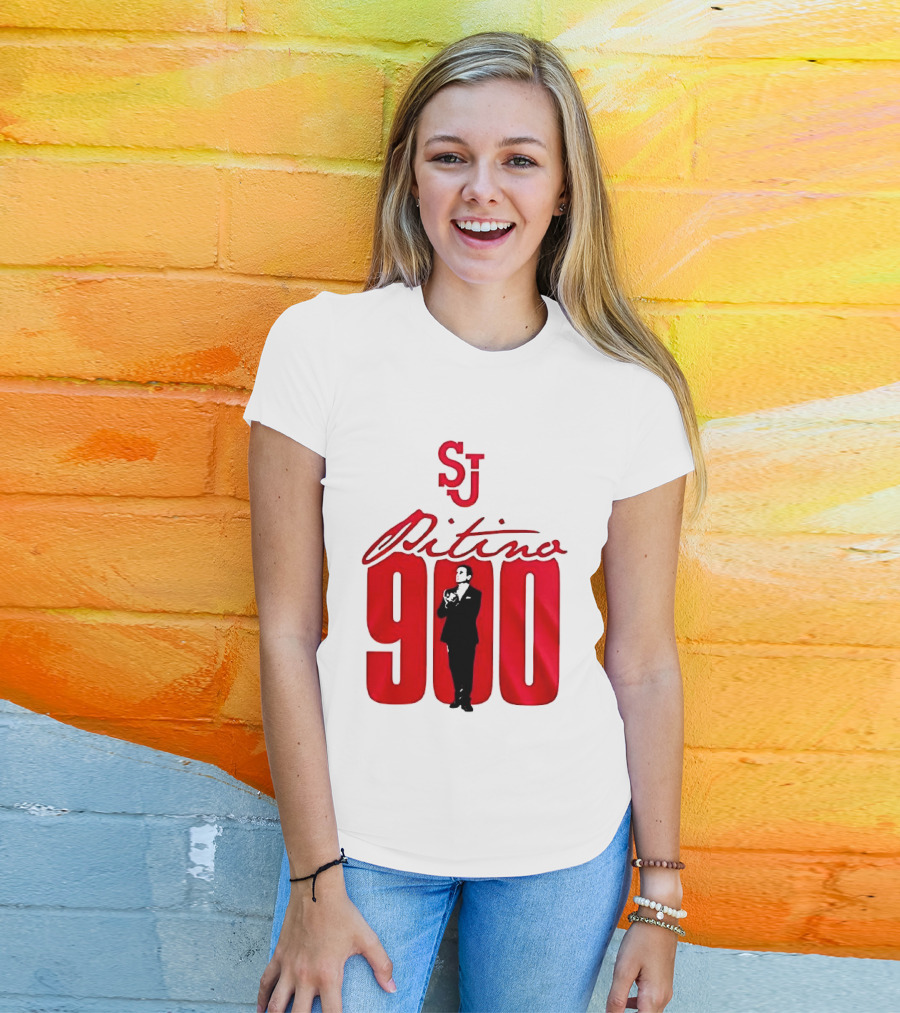 St. John's Rick Pitino 900 Victory Celebration 2026 T-Shirt