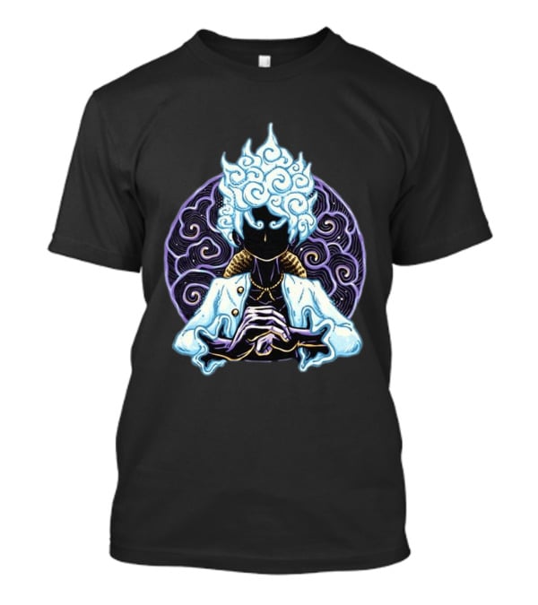 Luffy 5 One Piece Anime Gear Fifth White Hair Transformation T-Shirt