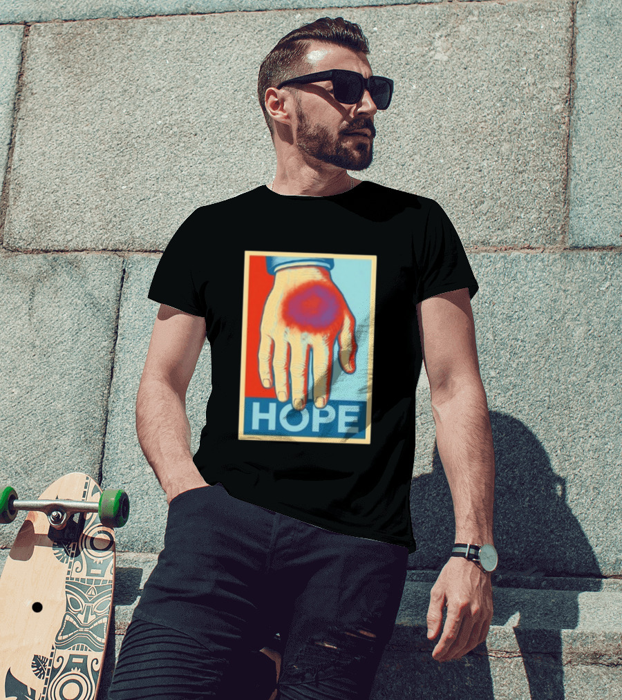 Trump Hope Hand Pop Art Style Springs Eternal T-Shirt