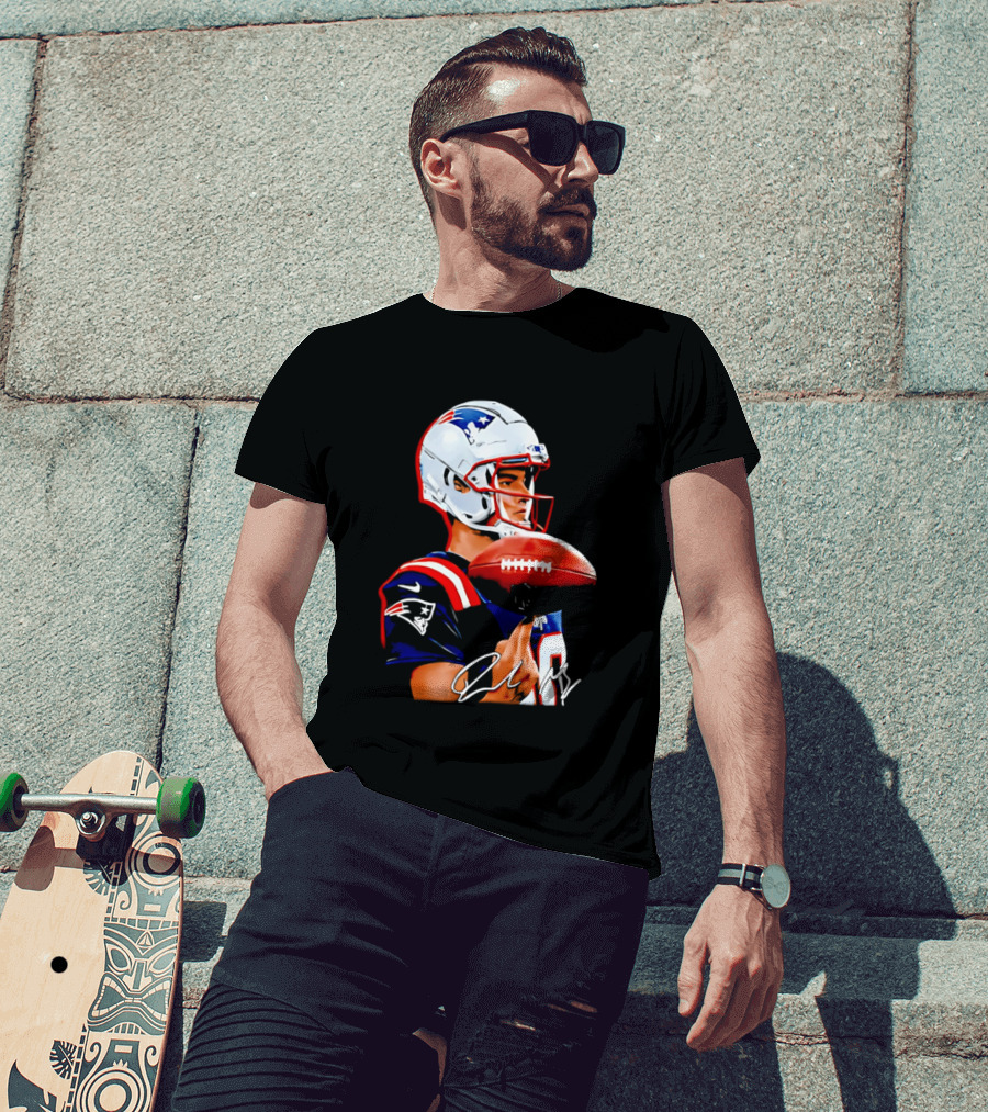 Drake Maye New England Patriots Quarterback Football Patriots Jersey T-Shirt