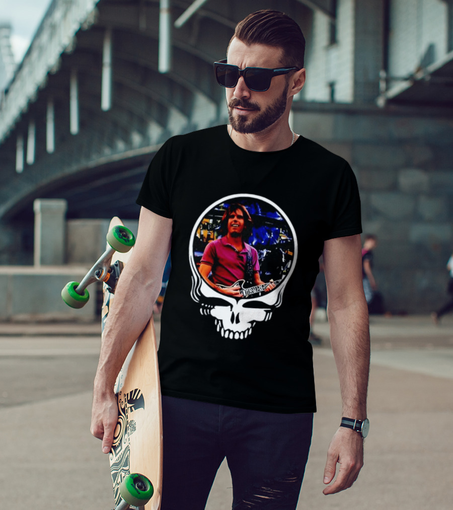 Bob Weir Grateful Dead Enjoying The Ride Skull T-Shirt