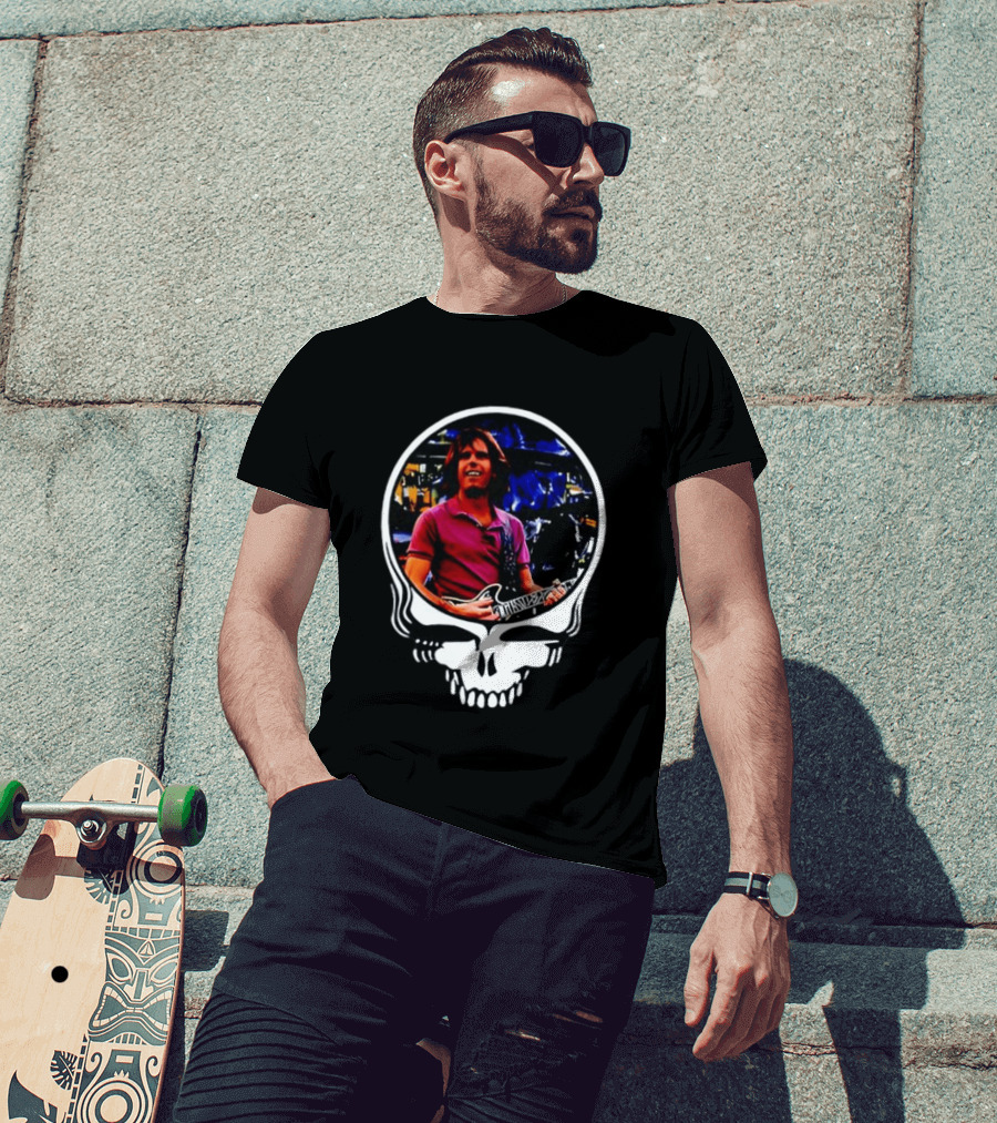 Bob Weir Grateful Dead Enjoying The Ride Skull T-Shirt