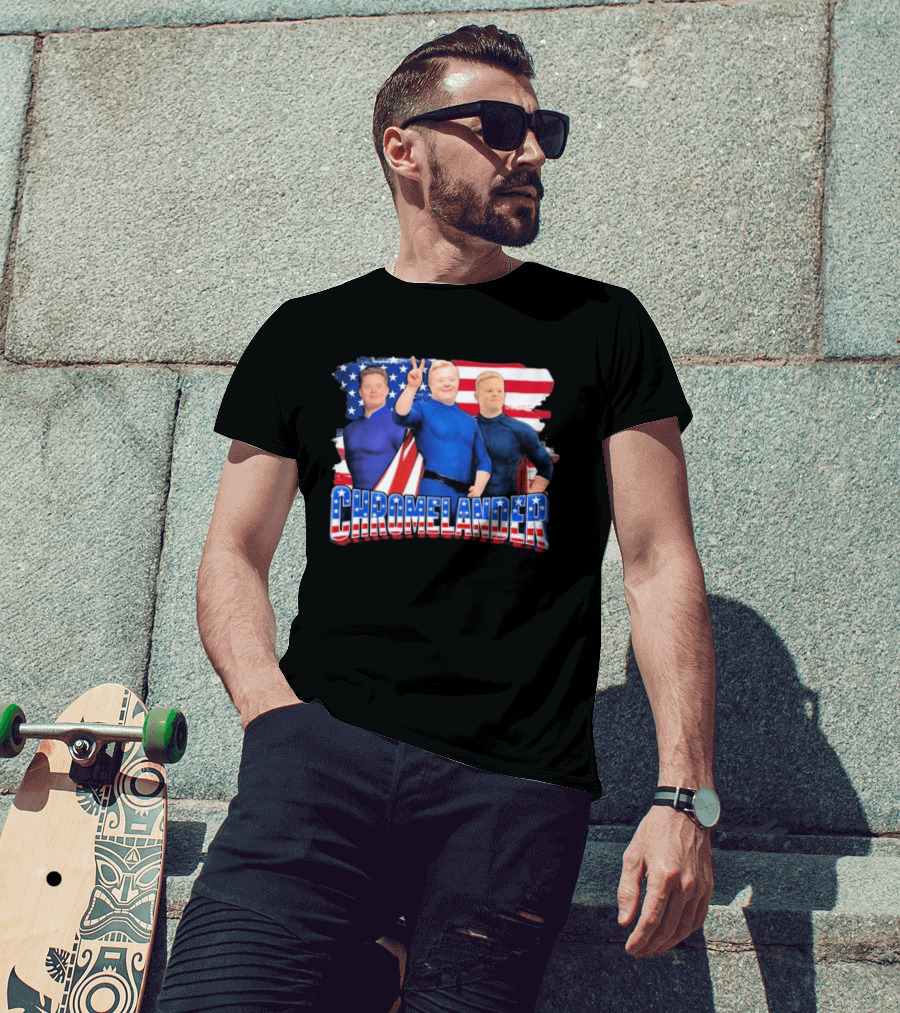 Chromelander Stars And Stripes Superheroes 3D T-Shirt