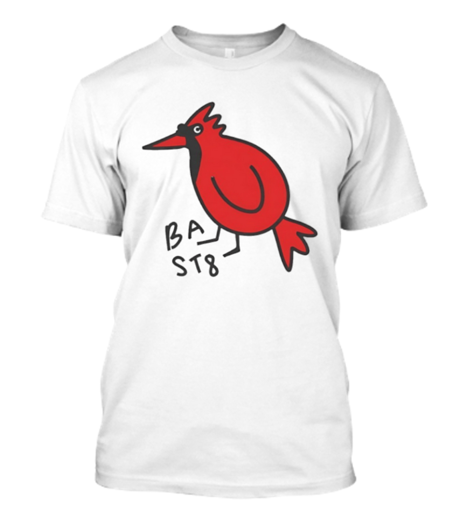 Ball State Cardinal Bird Doodle BSU Football T-Shirt