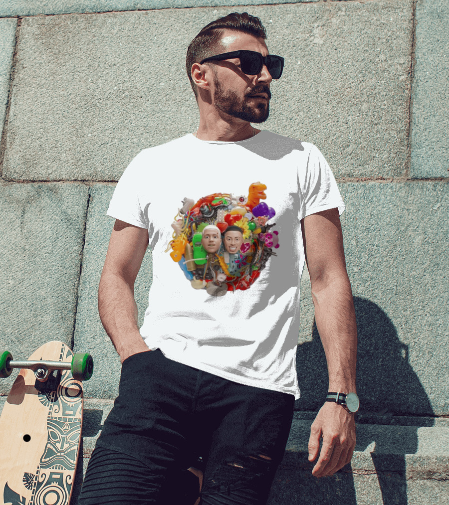 Camiseta Colapso Global TETO WIU Eclectic Toy Collage T-Shirt