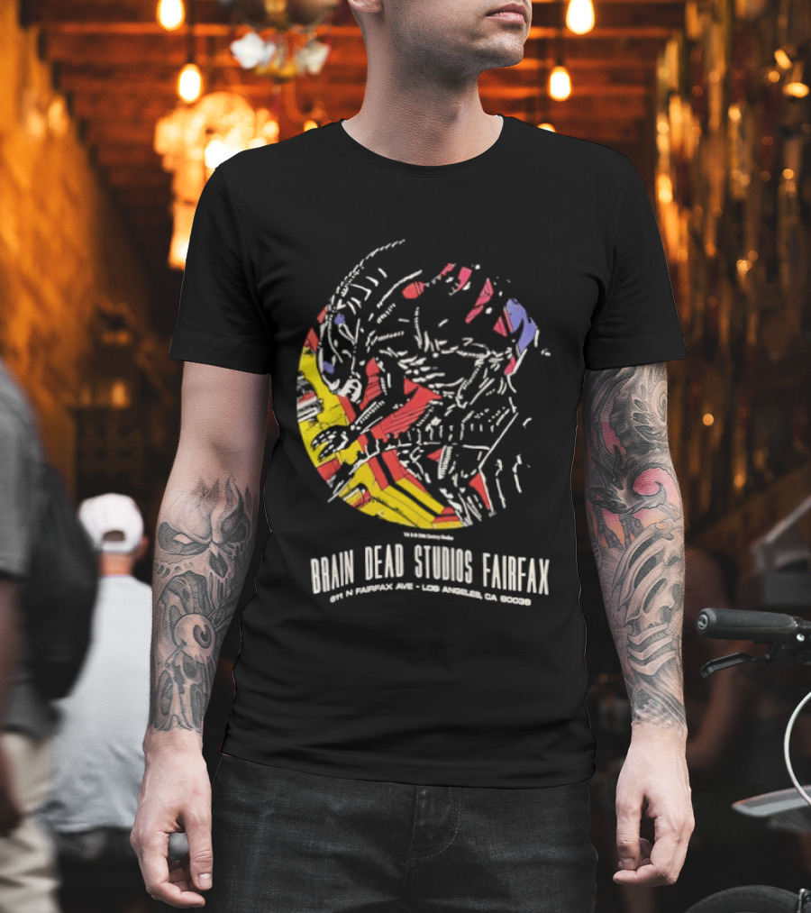 Brain Dead Studios Fairfax Alien One To Another Aug 4 Los Angeles CA RSVP T-Shirt