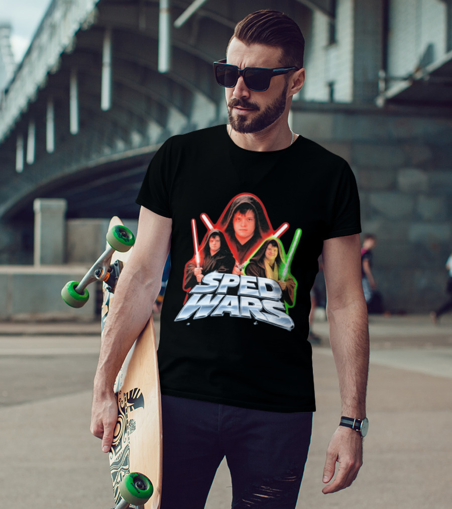 SPED WARS Lightsaber Down Syndrome Jedi T-Shirt