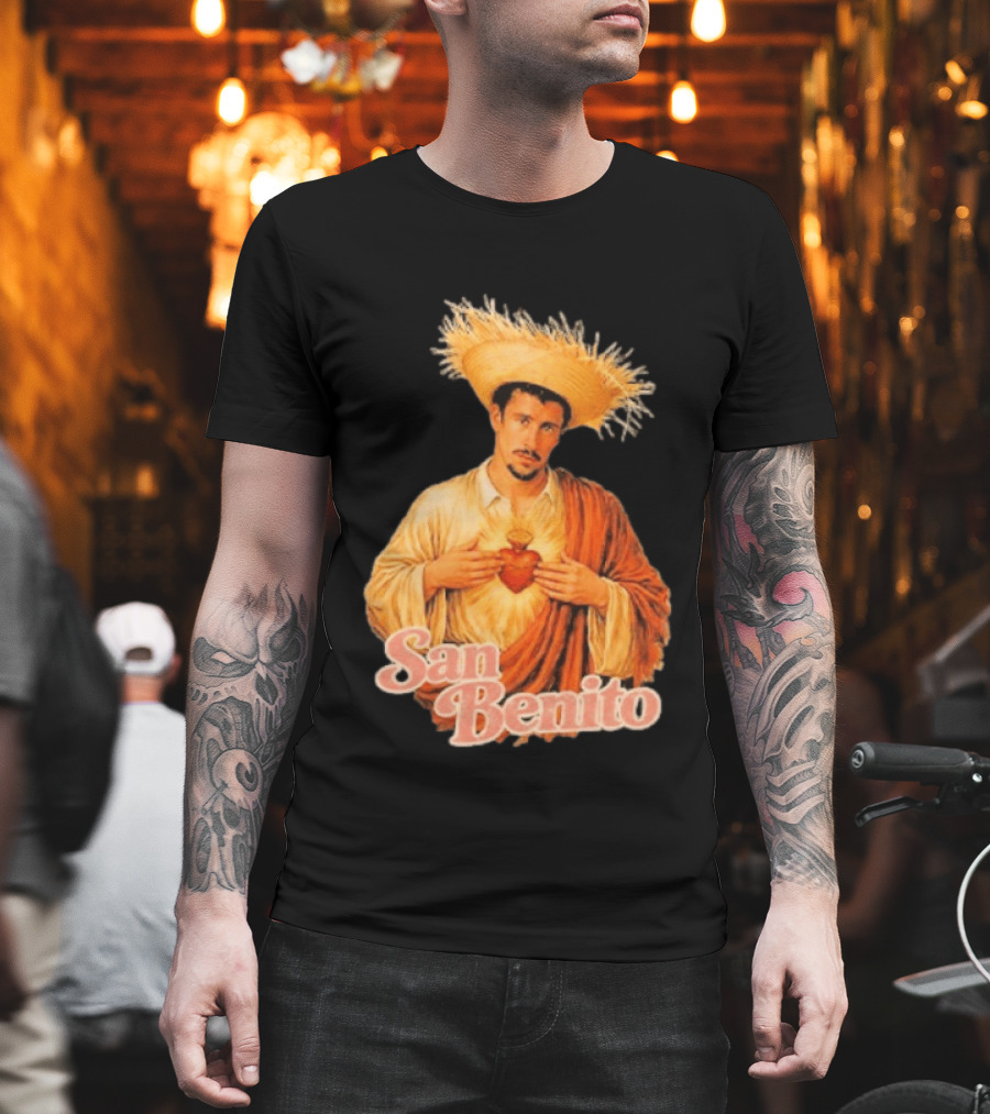San Benito Bad Bunny Sacred Heart Aura T-Shirt