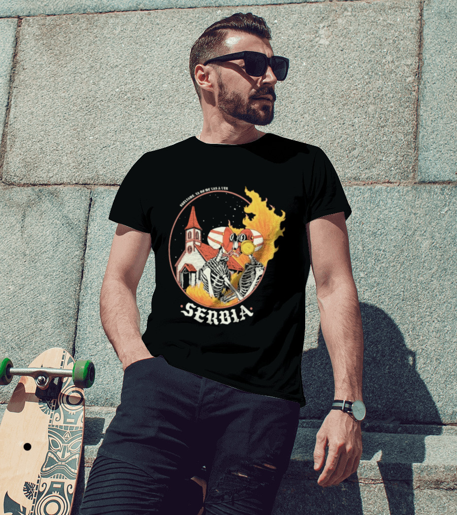 Amor De Verano Sueltame 2026 Serbia Church Fire T-Shirt