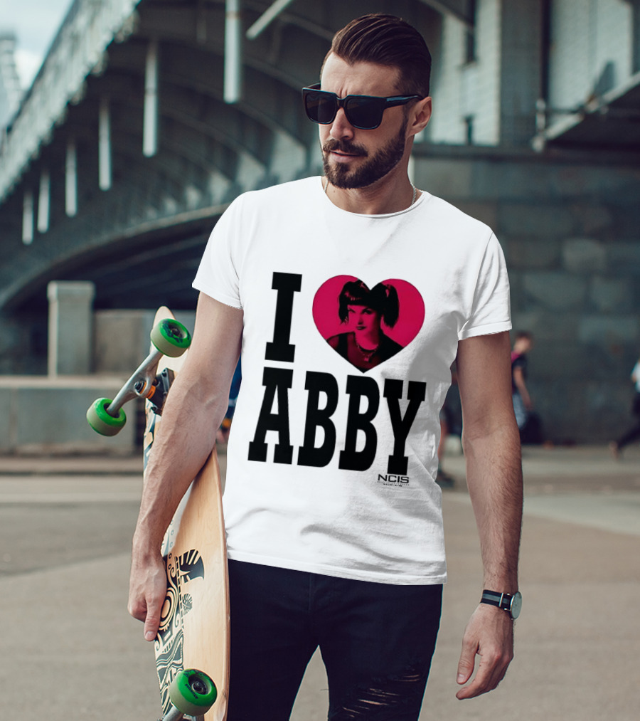 I Love Abby NCIS Pauley Perrette Fan Merchandise T-Shirt