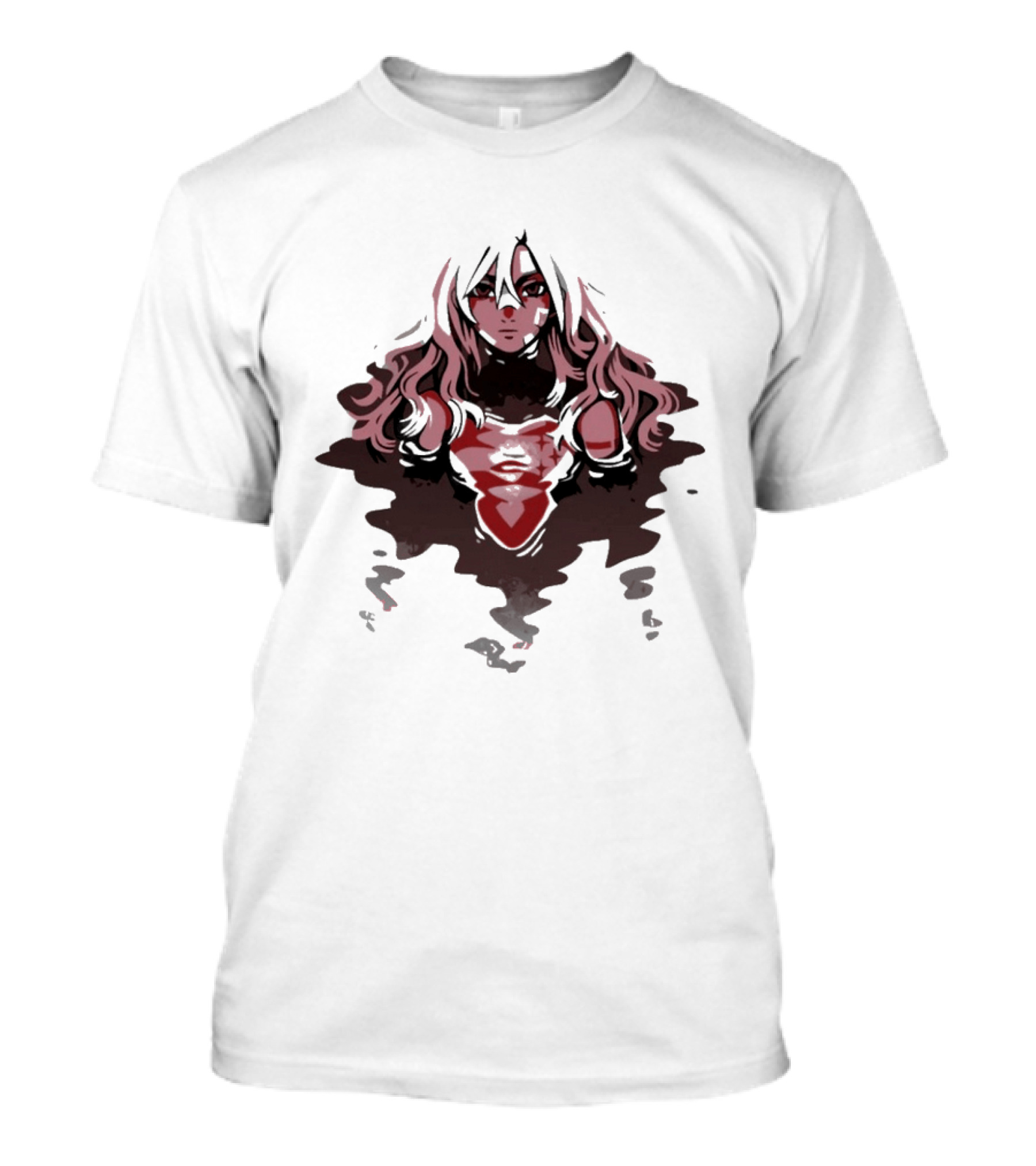 Signalis Remember Our Promise Anime Character With Heart Symbol And Pink Hair T-Shirt