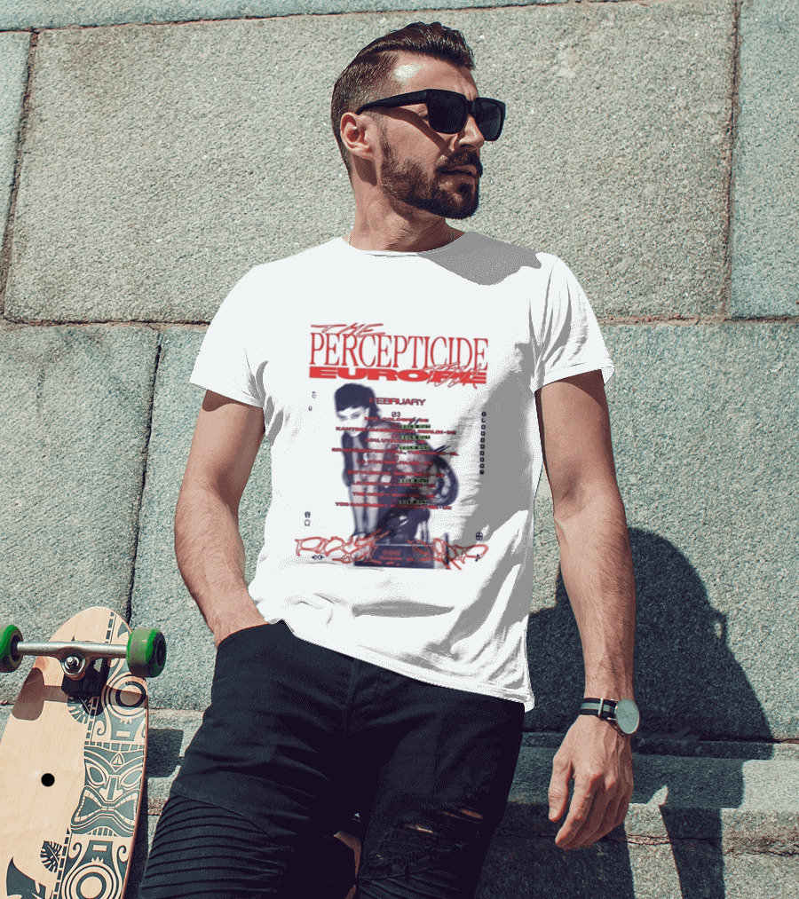 PERCEPTICIDE Europe Tour 2026 Dates And Locations T-Shirt