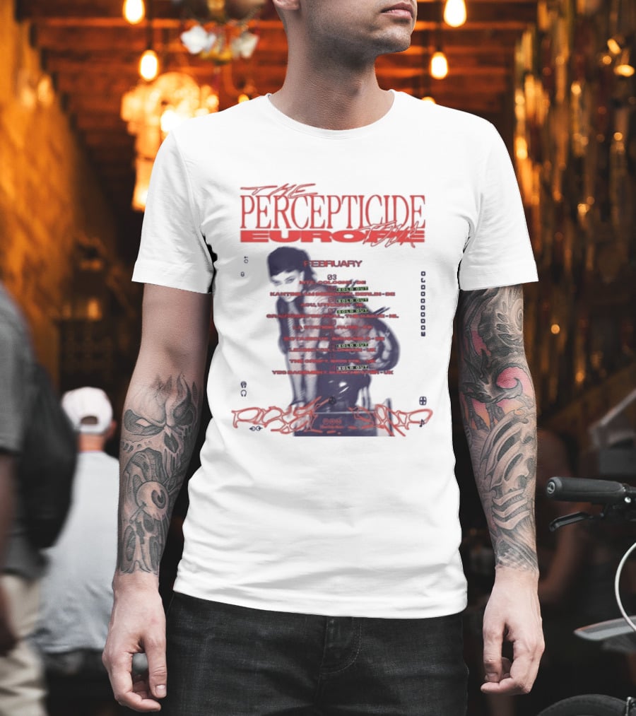 PERCEPTICIDE Europe Tour 2026 Dates and Locations T-Shirt