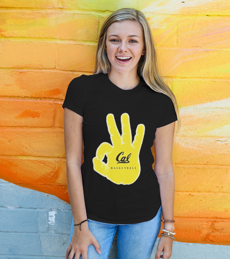 Cal Basketball Hand Sign California Golden Bears T-Shirt