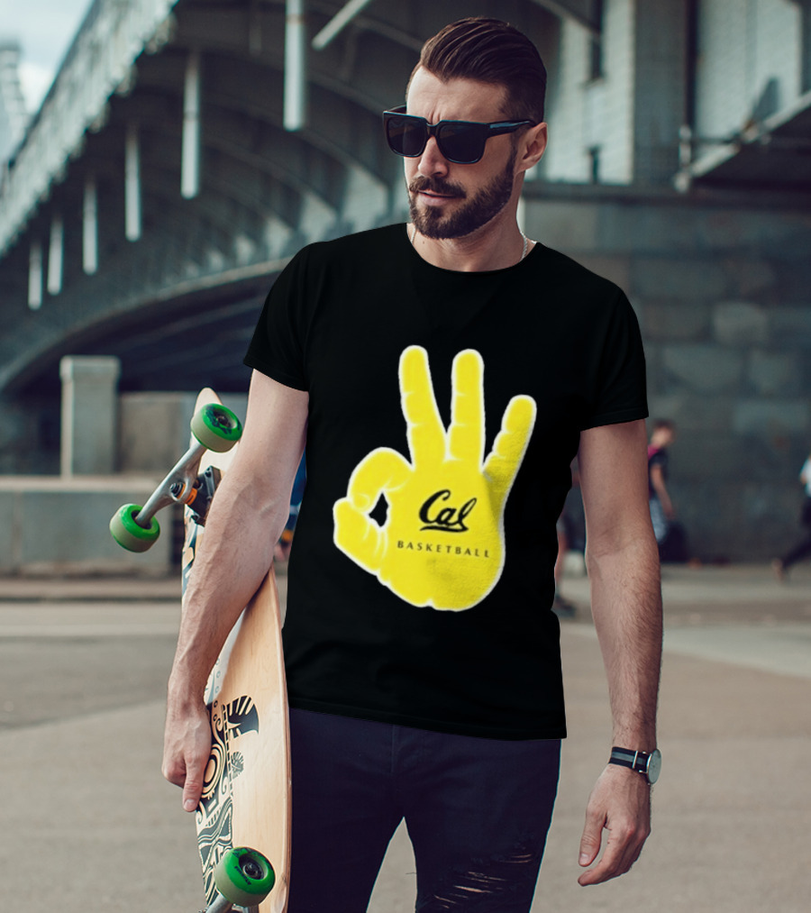 Cal Basketball Hand Sign California Golden Bears T-Shirt