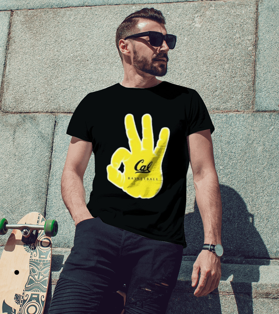 Cal Basketball Hand Sign California Golden Bears T-Shirt