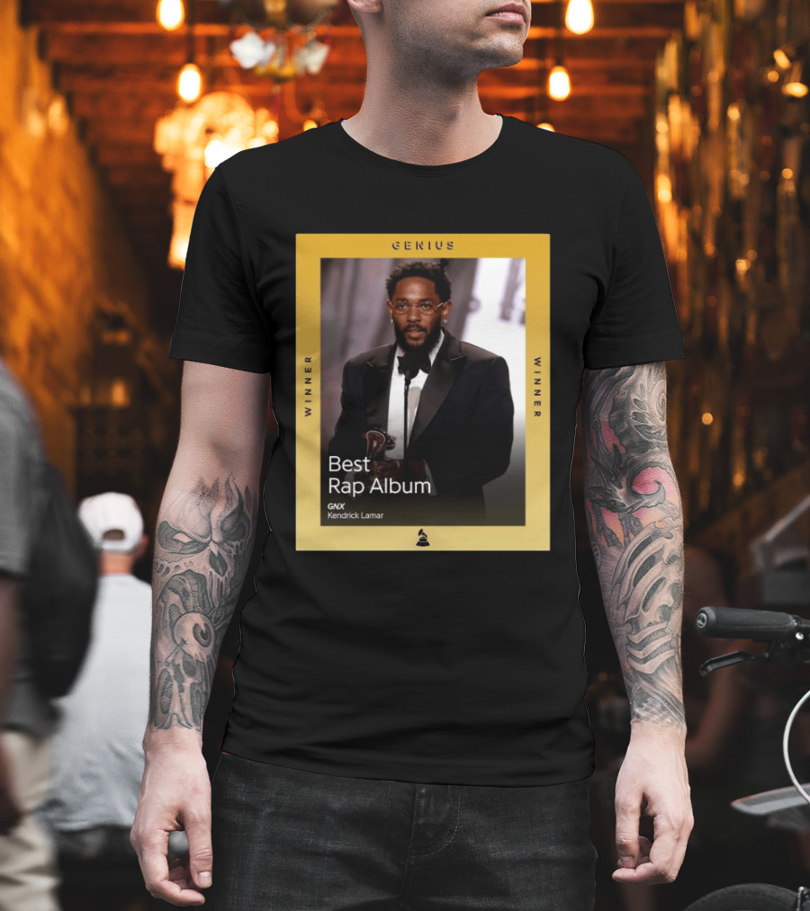 Genius Winner Kendrick Lamar Best Rap Album GNX T-Shirt