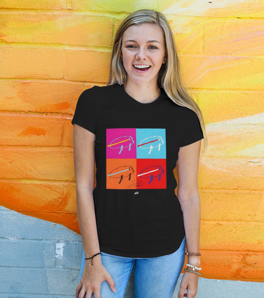 New Era Buffalo Bills Multi Color Billustration Pop T-Shirt