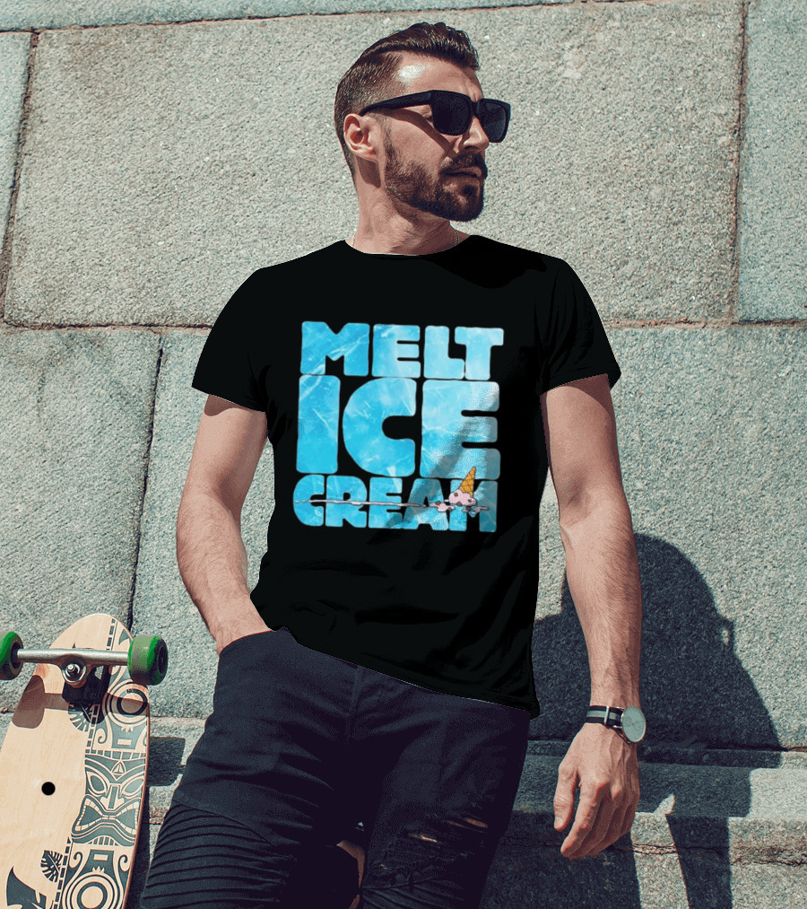 Ben & Jerry's Melt Ice Cream Frozen Treat Humor T-Shirt